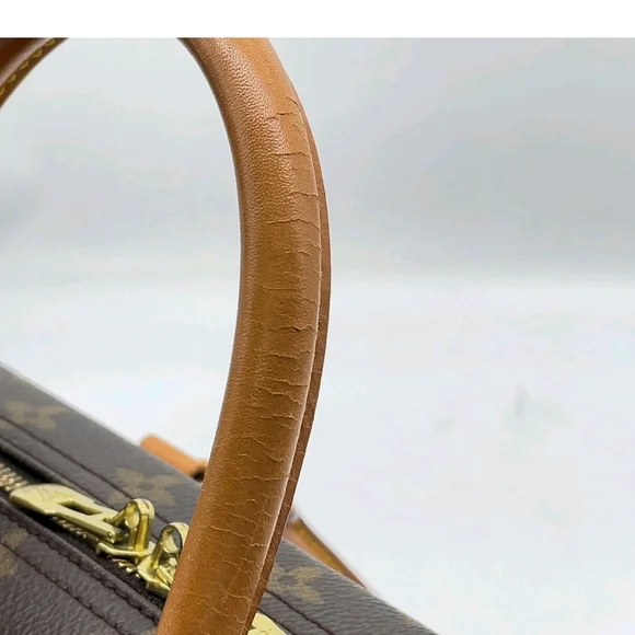 Auth Louis Vuitton Monogram Deauville Handbag W/DustBag - Picture 7 of 16